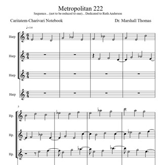 Metropolitan 222 by Celebrity Chamber Players Sheet Music for ...