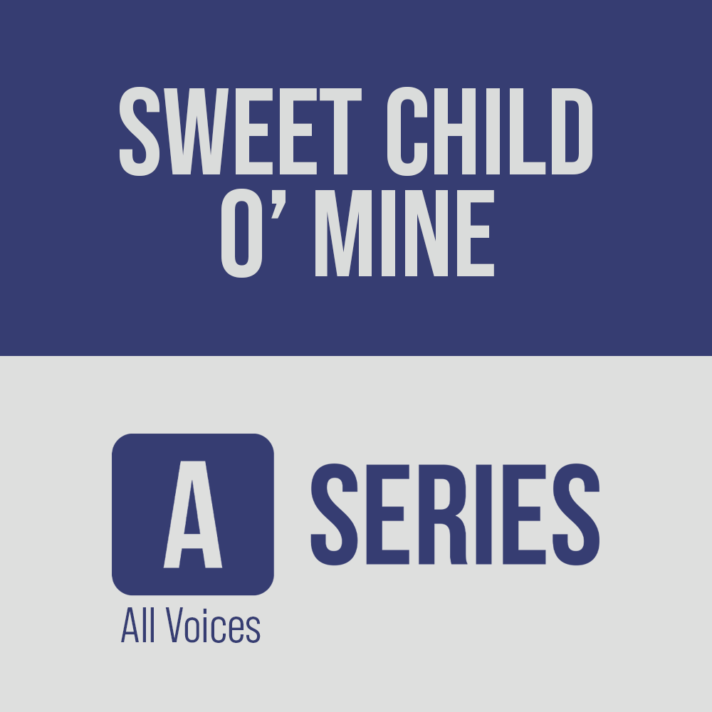 Cover Art for "Sweet Child O' Mine (arr. Kohl Kitzmiller)" by Guns N' Roses