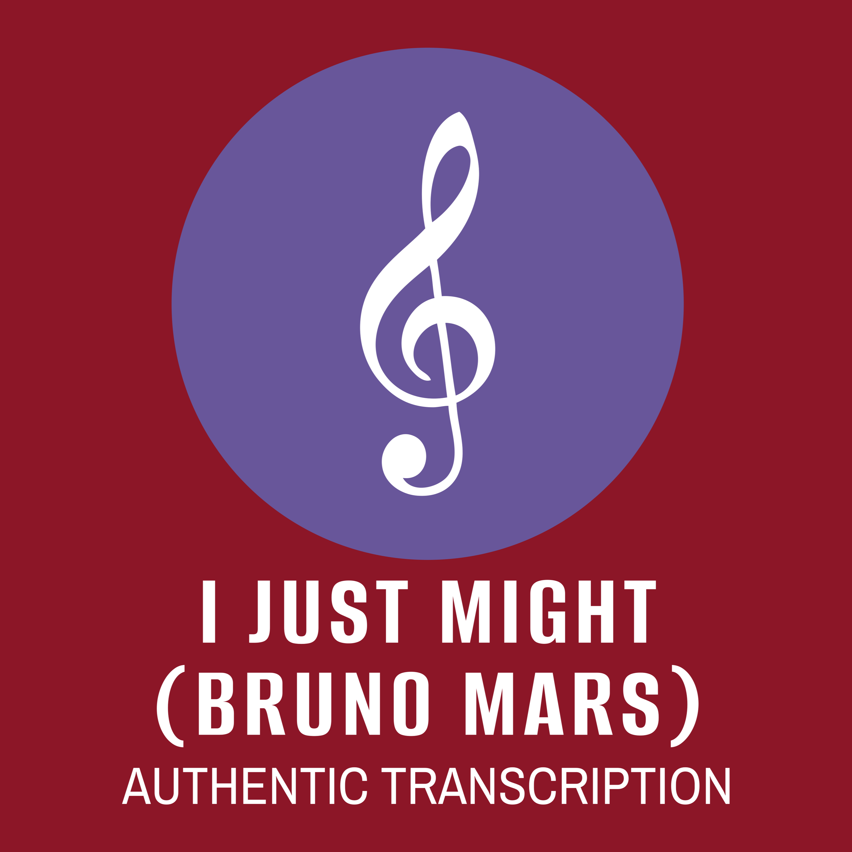 Couverture pour "I Just Might (arr. BRUNO LONGIN)" par Bruno Mars