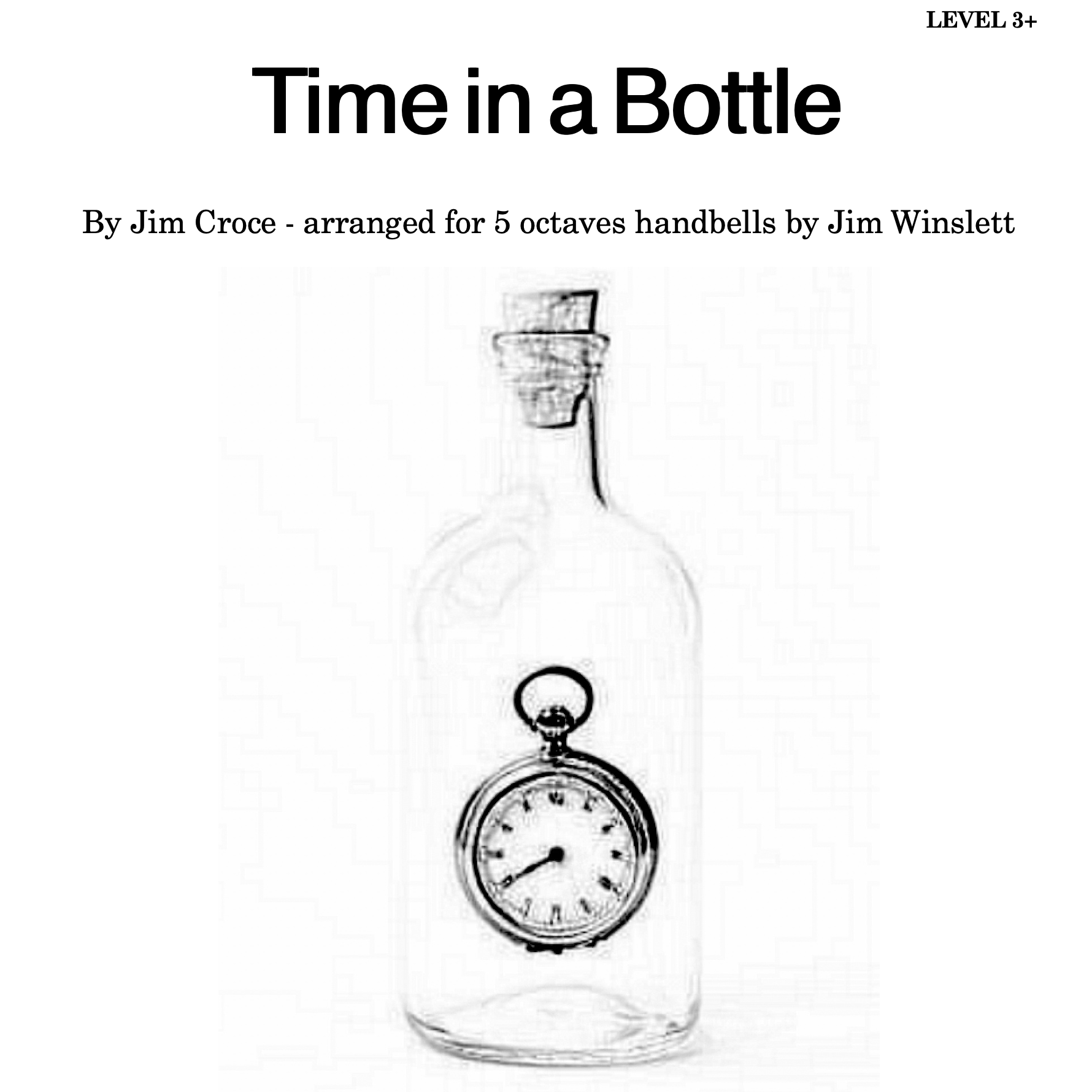 Couverture pour "Time In A Bottle (arr. Jim Winslett)" par Jim Croce
