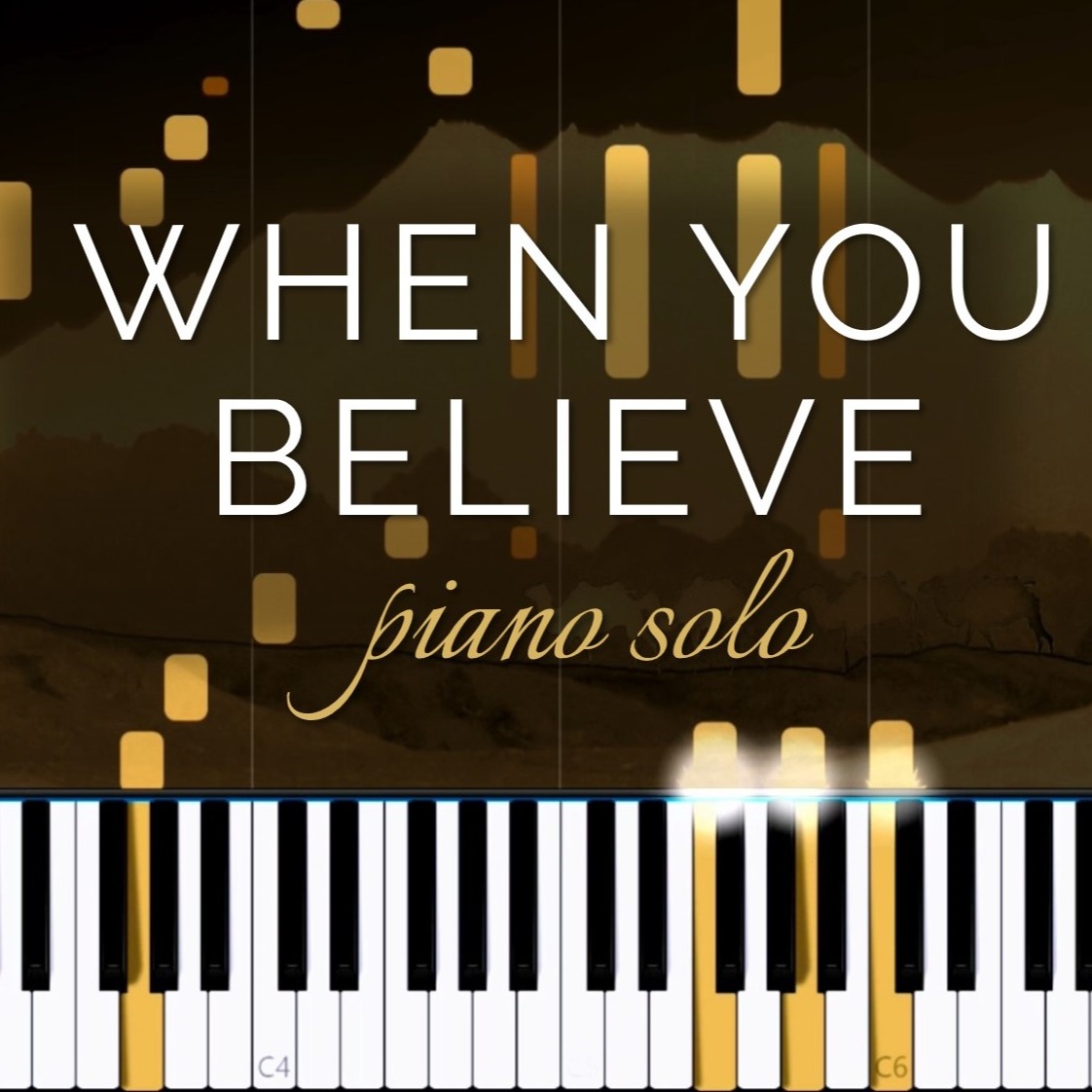 Carátula para "When You Believe (arr. Rebecca Belliston)" por Whitney Houston And Mariah Carey