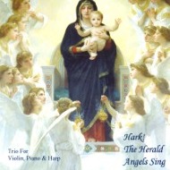 Abdeckung für "Hark! The Herald Angels Sing, Trio for Violin, Piano & Harp (arr. Serena O'Meara)" von Felix Mendelssohn