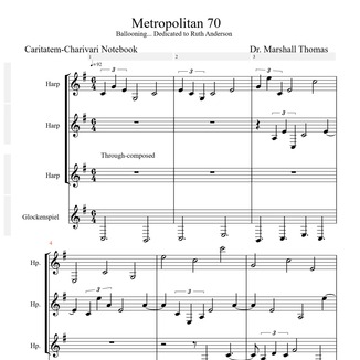 Cover Art for "Metropolitan 70" by Celebrity Chamber Players