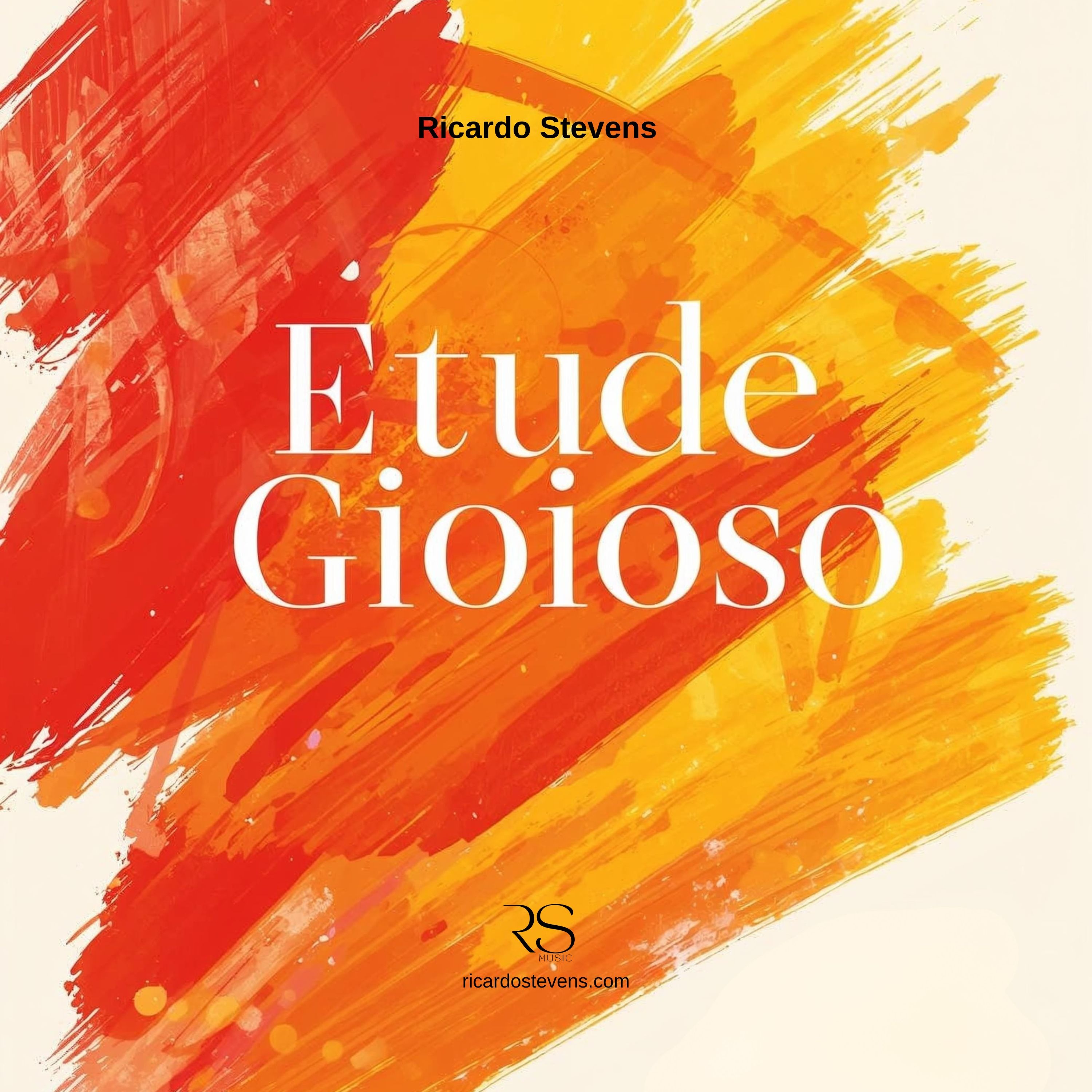 Carátula para "E´tude Gioioso" por Ricardo Stevens