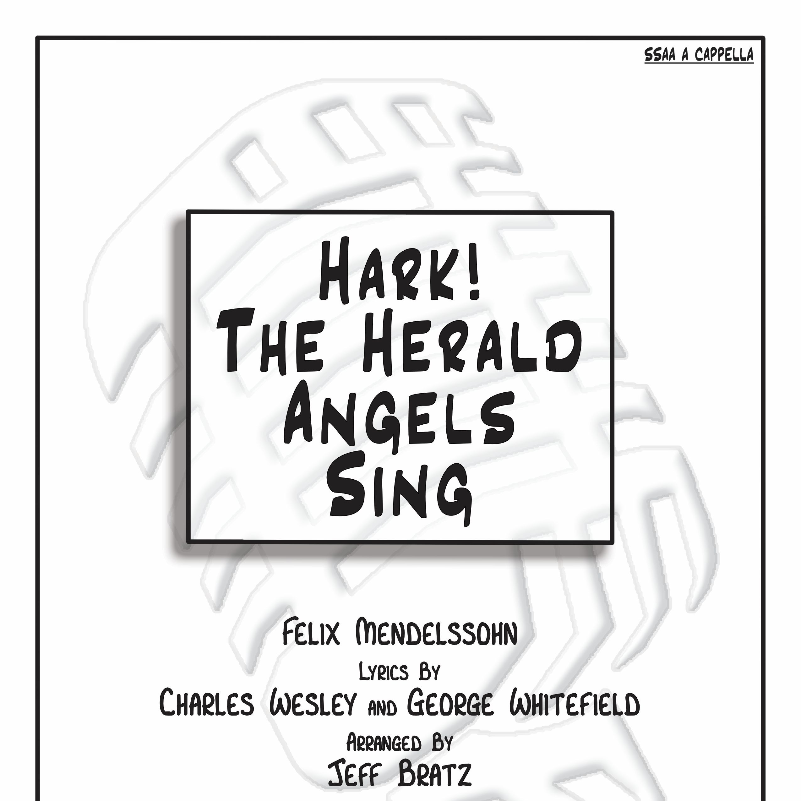 Couverture pour "Hark! The Herald Angels Sing (arr. Jeff Bratz)" par Felix Mendelssohn