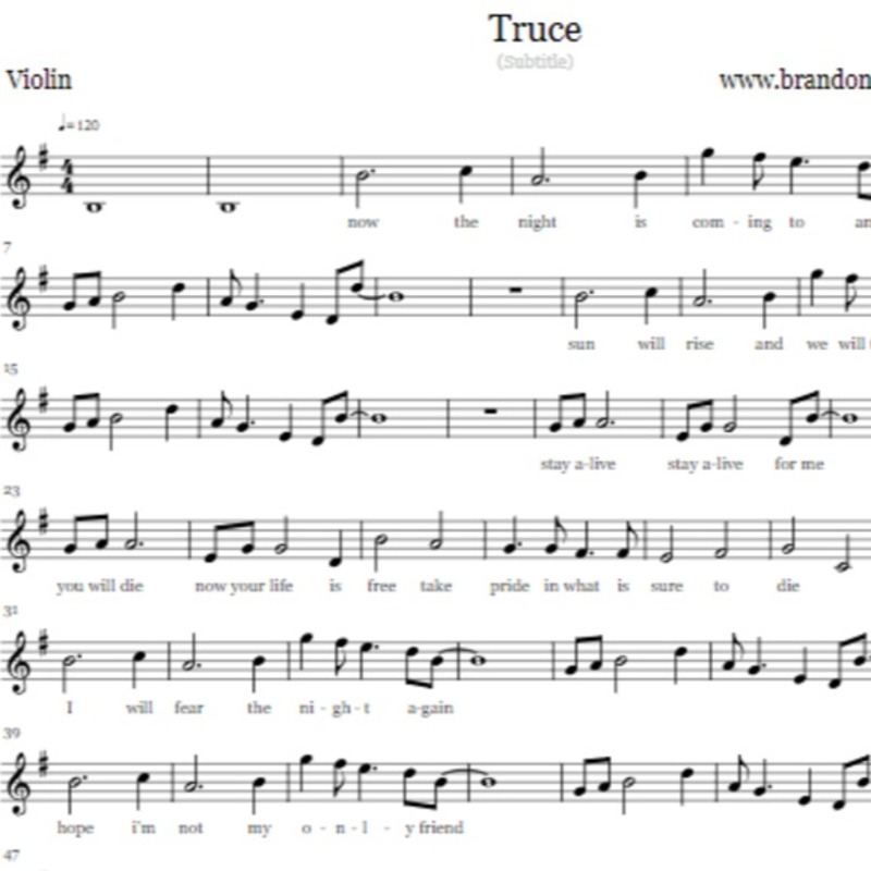 Carátula para "Truce" por BSR