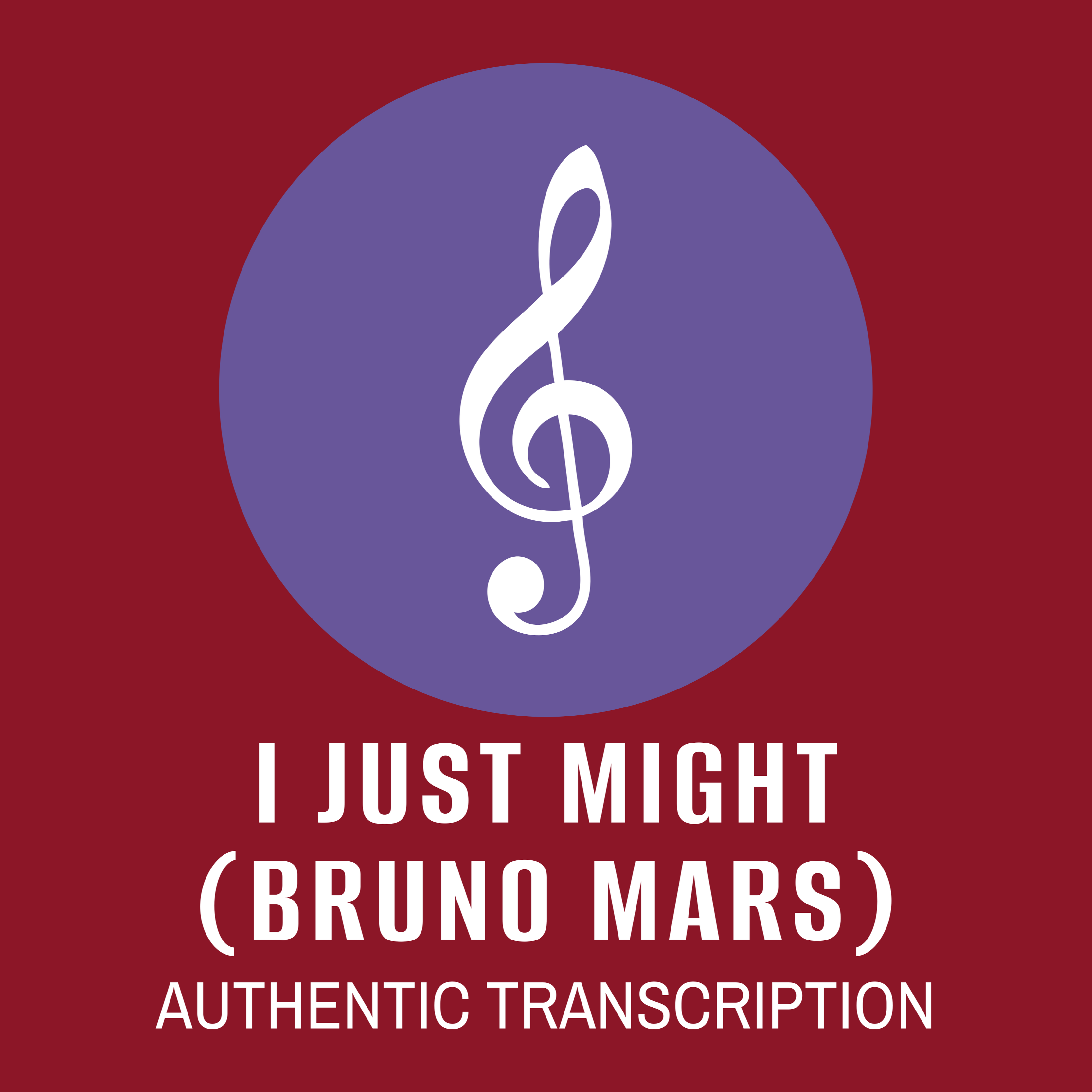 Carátula para "I Just Might (arr. BRUNO LONGIN)" por Bruno Mars