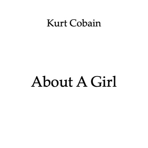 Cover Art for "About A Girl (arr. Jonas Vohmann)" by Nirvana