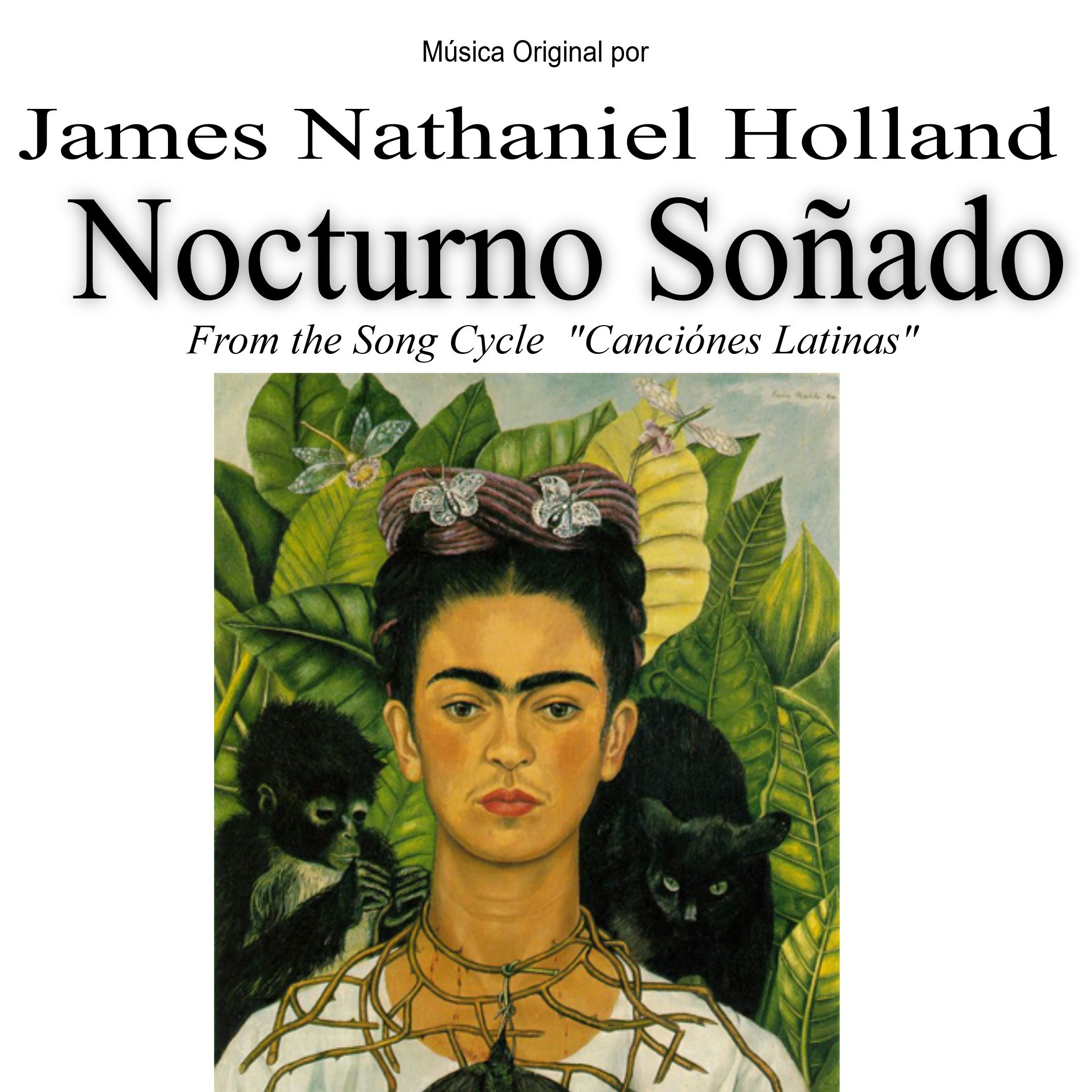 Cover Art for "Nocturno Soñado, Arranged for SATB Choir and Harp (Piano)" by James Nathaniel Holland