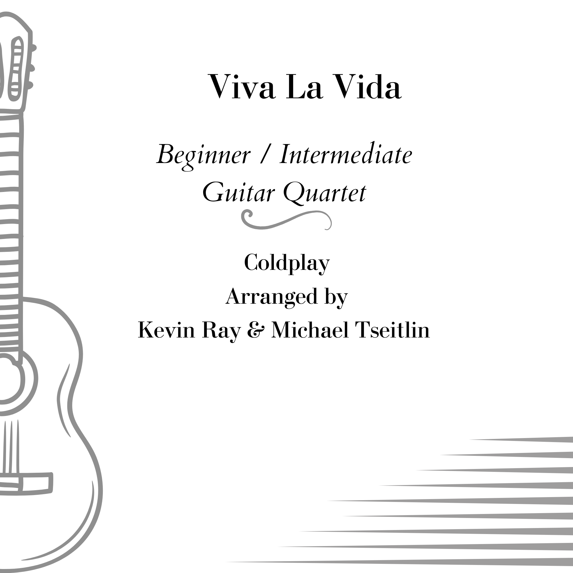 Cover Art for "Viva La Vida (arr. Kevin Ray and Michael Tseitlin)" by Coldplay