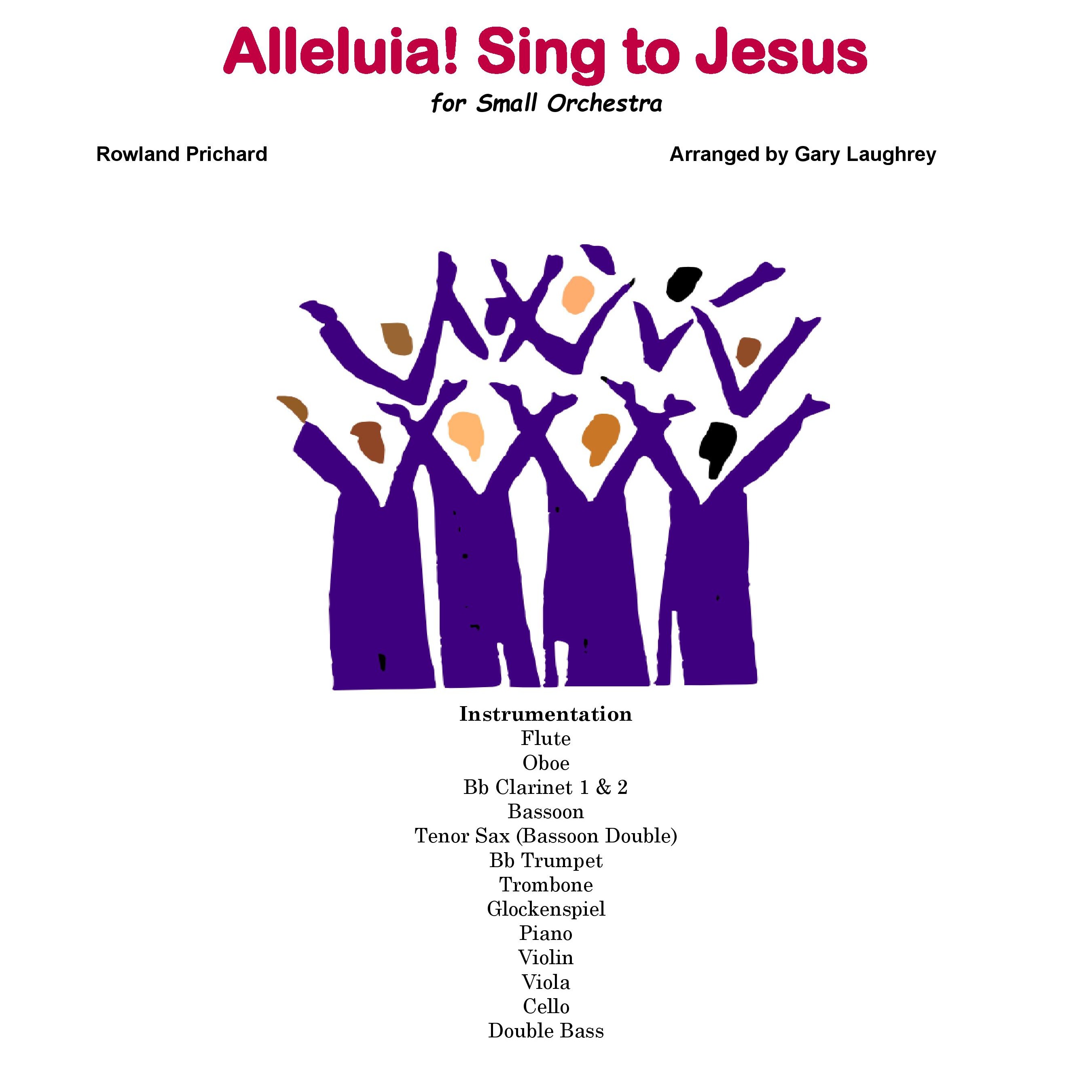 Abdeckung für "Alleluia! Sing to Jesus! (arr. Gary Laughrey)" von Rowland H. Prichard