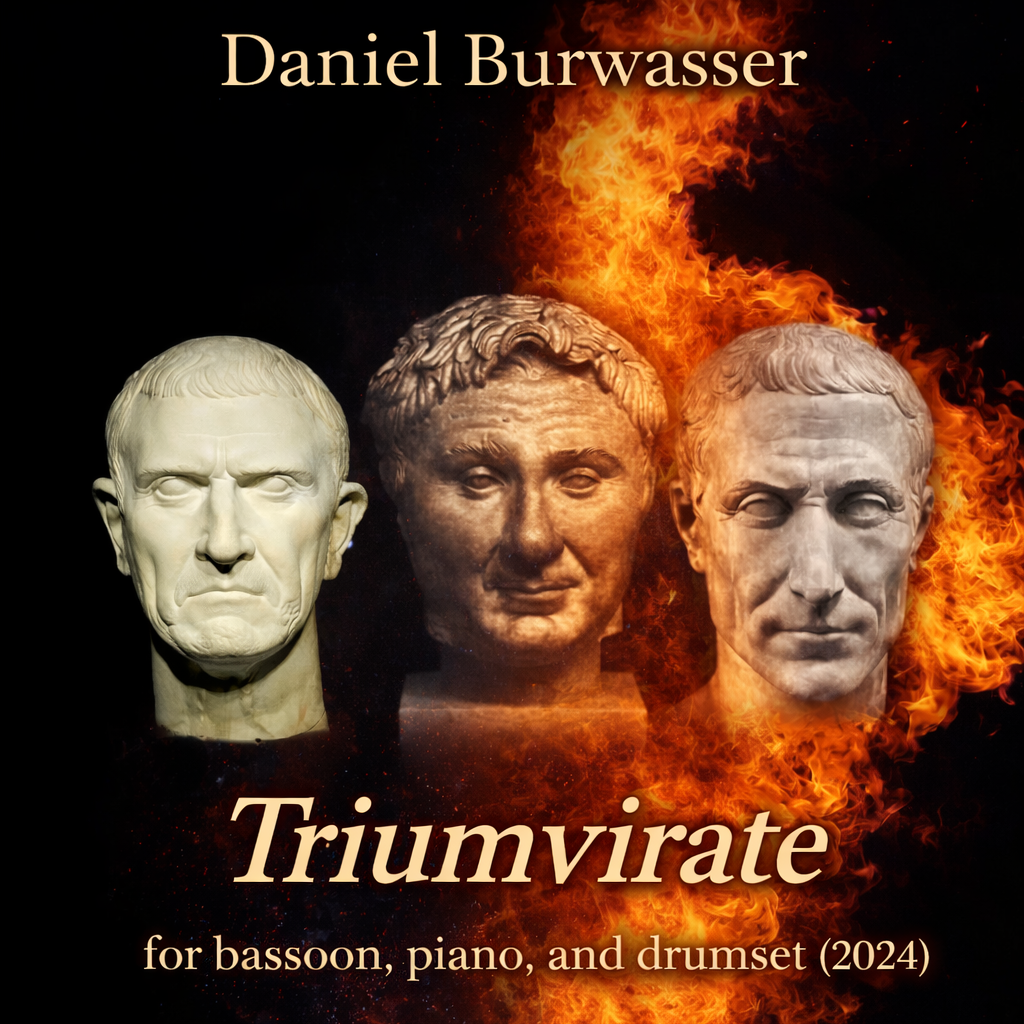 Carátula para "Triumvirate" por Daniel Burwasser