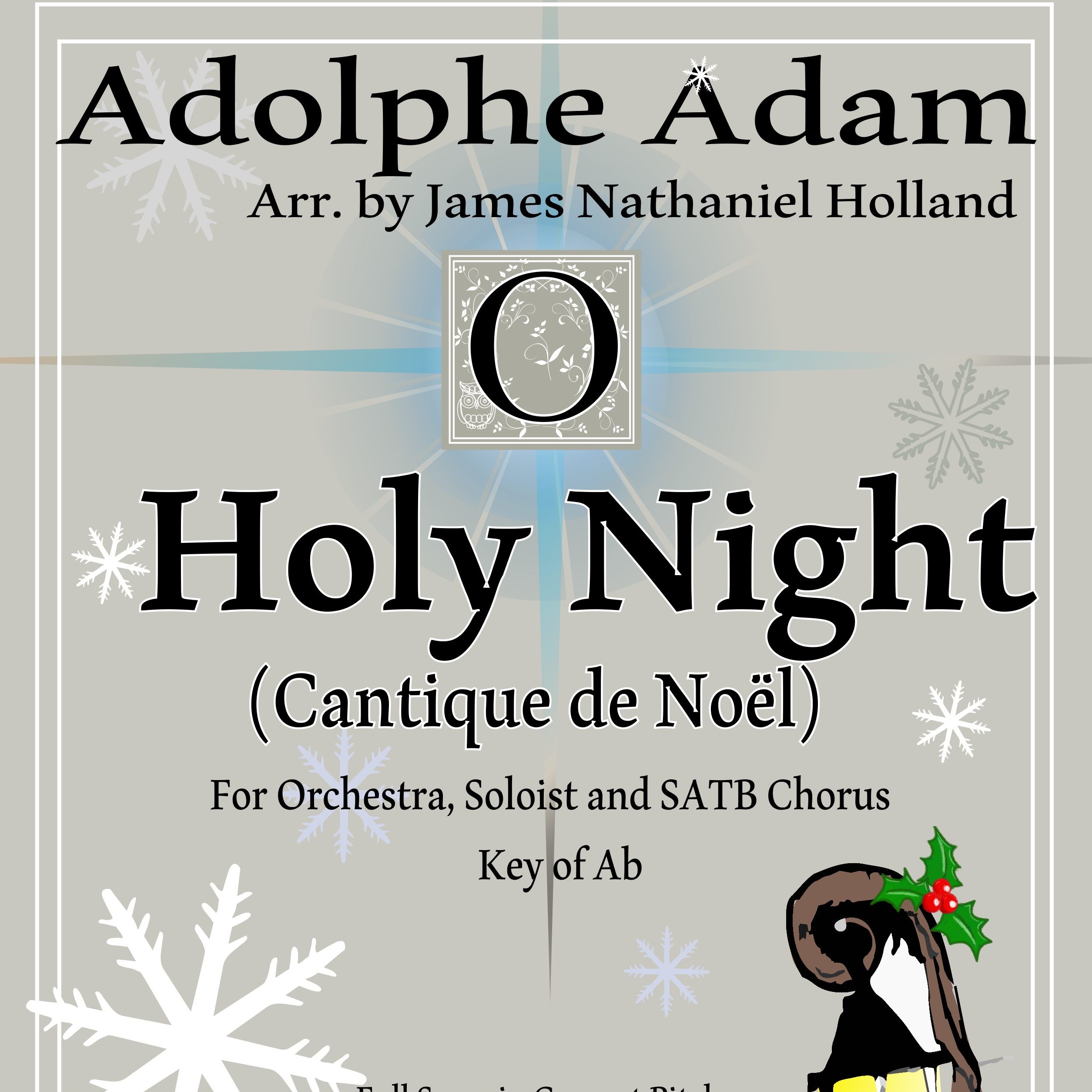 O Holy Night (Cantique de Noel) Adolphe Adam Ab调管弦乐伴奏 (arr. James Nathaniel Holland) by Adolphe Adam 管弦乐团 封面