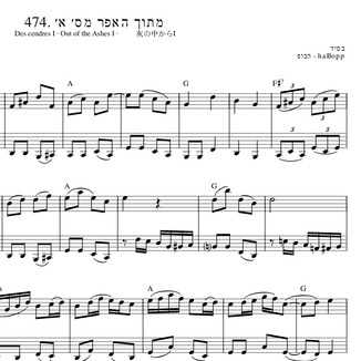 Cover Art for "474. מתוך האפר מס׳ א׳" by הבופ - haBopp