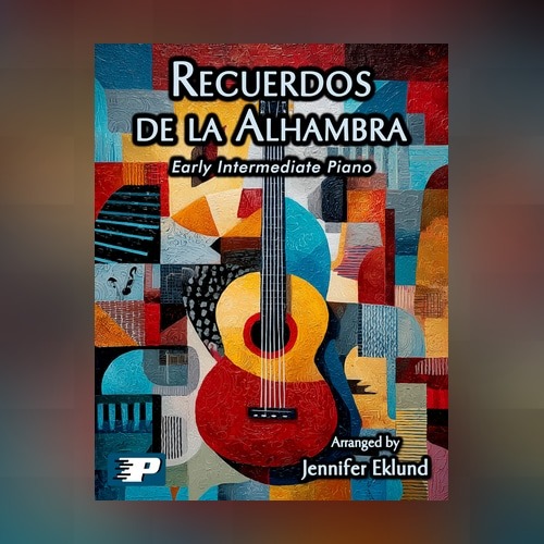 Cover Art for "Recuerdos de la Alhambra (Early Intermediate Piano) (arr. Jennifer Eklund)" by Francisco Tárrega