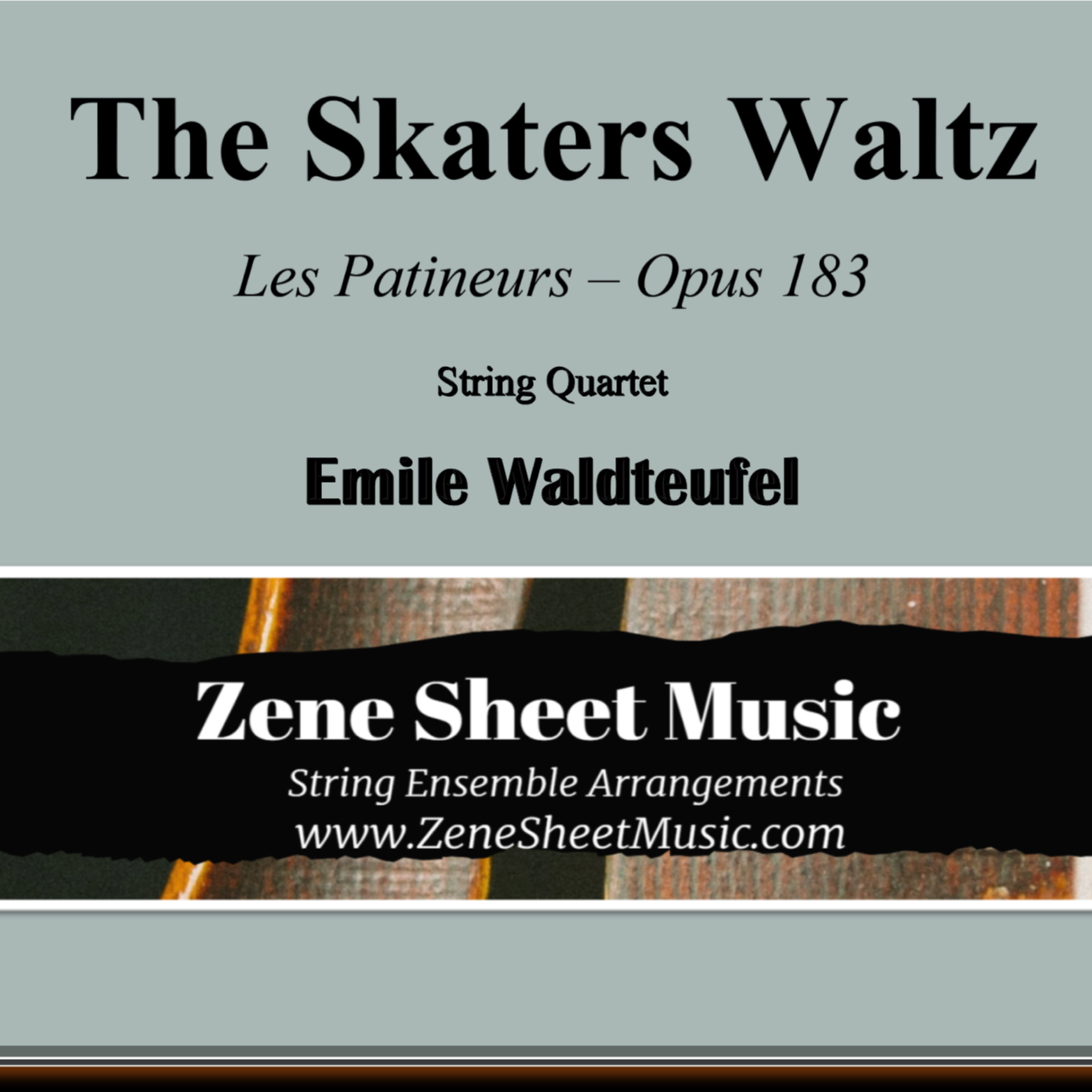 Cover Art for "Les Patineurs, Opus 183 -- The Skaters Waltz (arr. Eve C. Mailly - Zene Strings)" by Emile Waldteufel