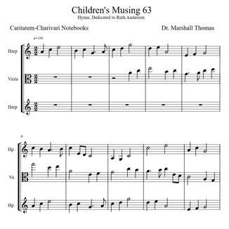 Abdeckung für "Children's Musing 63" von Celebrity Chamber Players