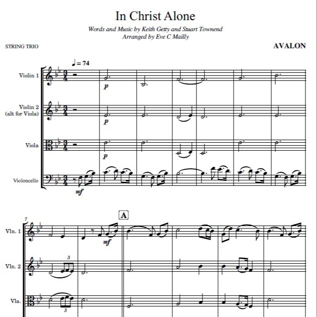 Carátula para "In Christ Alone (arr. Eve C. Mailly - Zene Strings)" por Newsboys