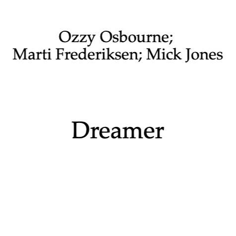 Abdeckung für "Dreamer (arr. Jonas Vohmann)" von Ozzy Osbourne