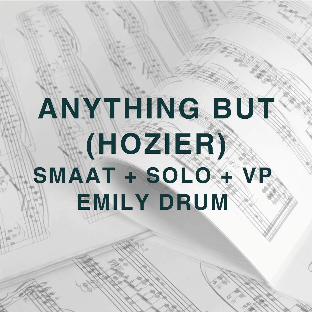 Carátula para "Anything But (arr. Emily Drum)" por Hozier