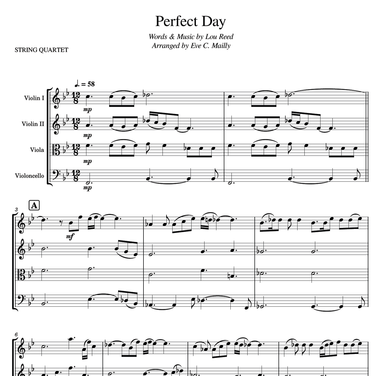 Carátula para "Perfect Day (arr. Eve C. Mailly - Zene Strings)" por Patrick Watson