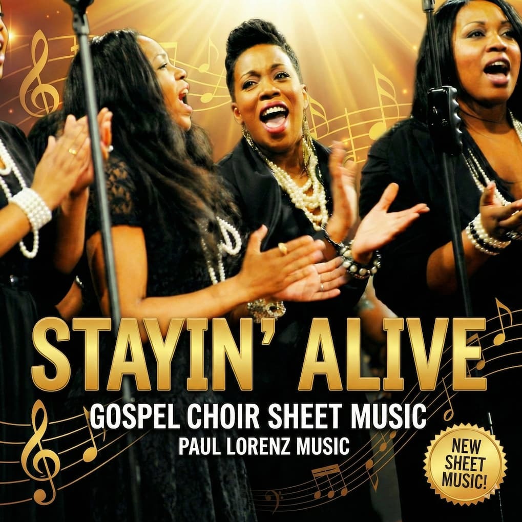 Carátula para "Stayin' Alive (arr. Paul Lorenz)" por The Bee Gees