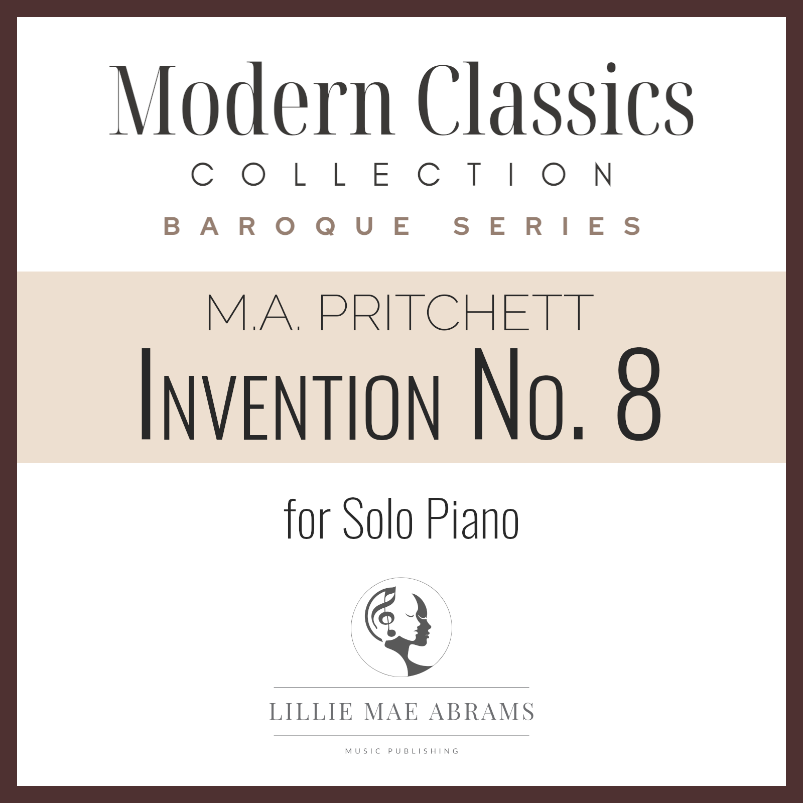Abdeckung für "Invention No. 8 in F Minor" von M.A. Pritchett