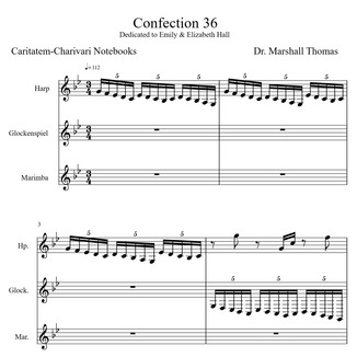Cover Art for "Confection 36" by Celebrity Chamber Players