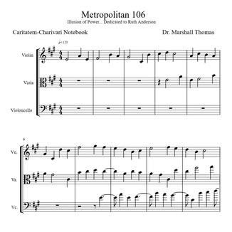 Abdeckung für "Metropolitan 106" von Dr. Marshall Thomas