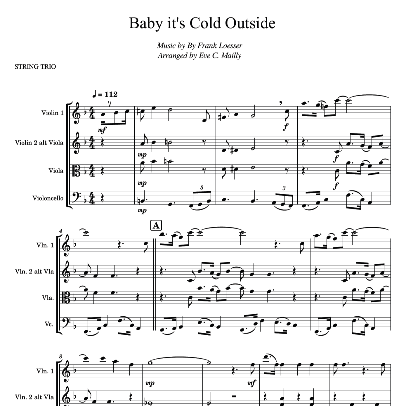 Abdeckung für "Baby, It's Cold Outside (arr. Eve C. Mailly - Zene Strings)" von Dean Martin & Martina Mcbride