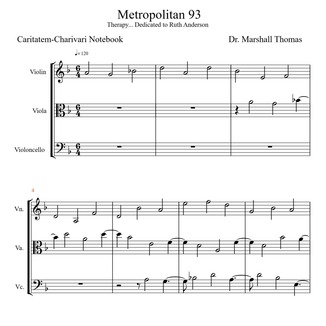Cover Art for "Metropolitan 93" by Celebrity Chamber Players