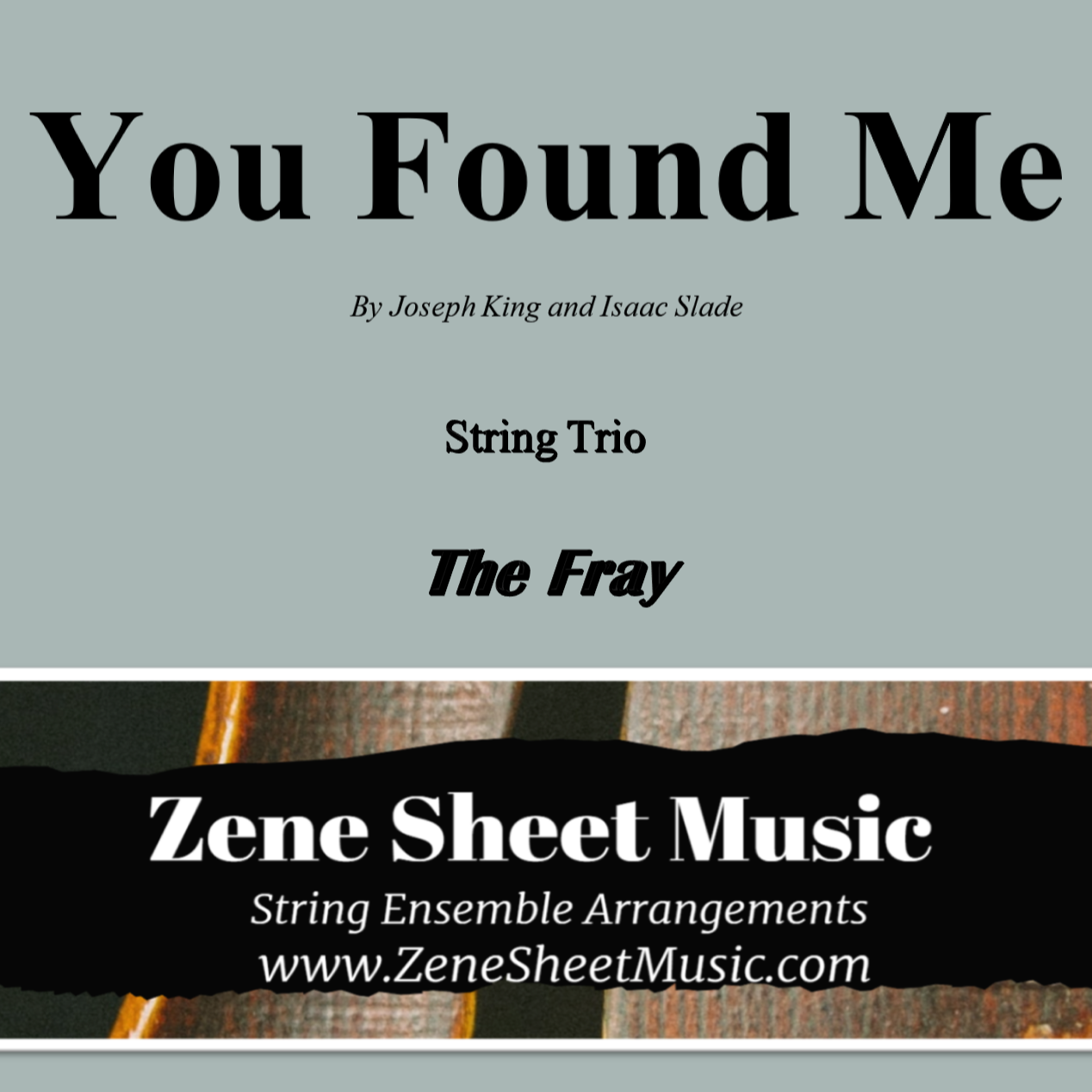 Carátula para "You Found Me (arr. Eve C. Mailly - Zene Strings)" por The Fray