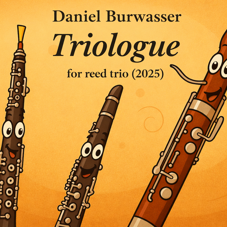 Couverture pour "Triologue" par Daniel Burwasser
