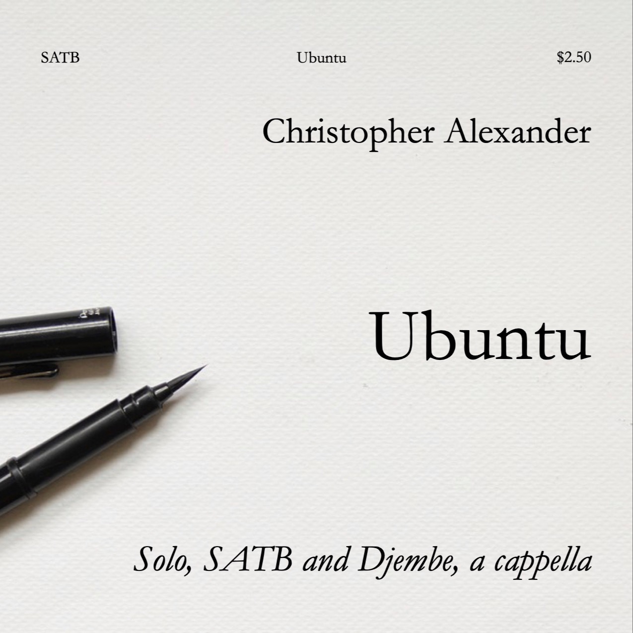 Cover Art for "Ubuntu" by Christopher Alexander