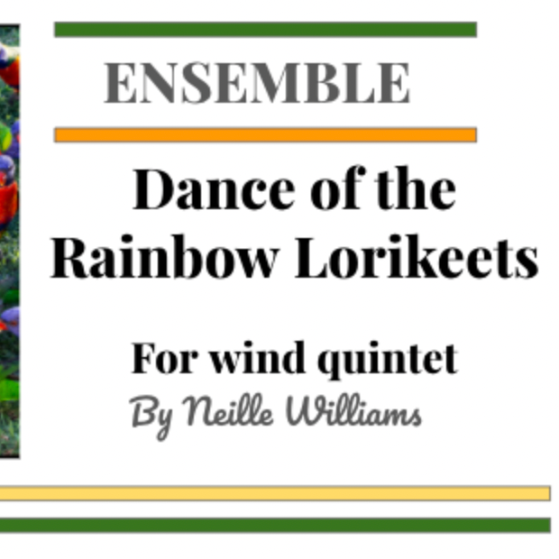 Abdeckung für "Dance of the Rainbow Lorikeets" von Neille Williams