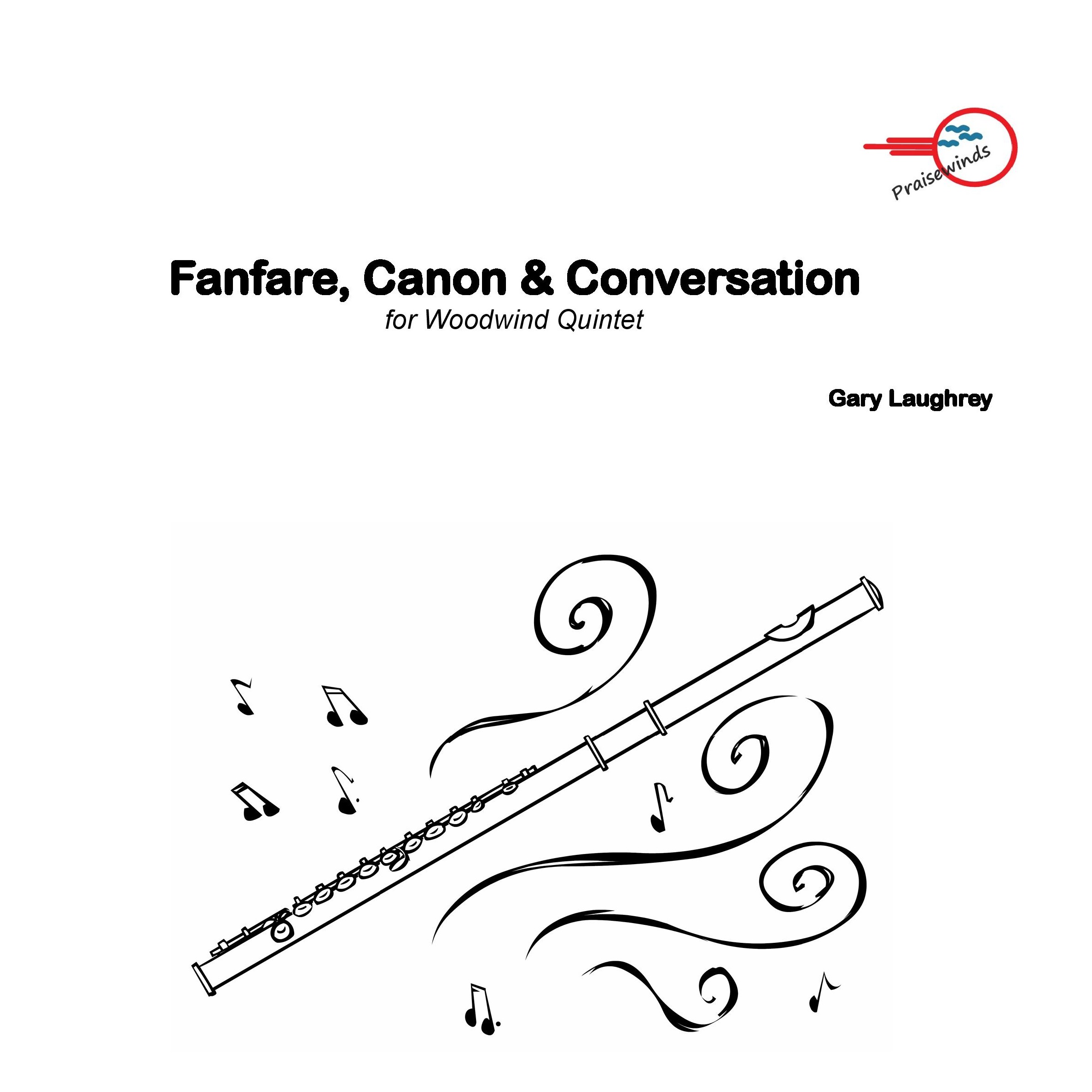 Cover Art for "Fanfare, Canon and Conversation" by Gary Laughrey