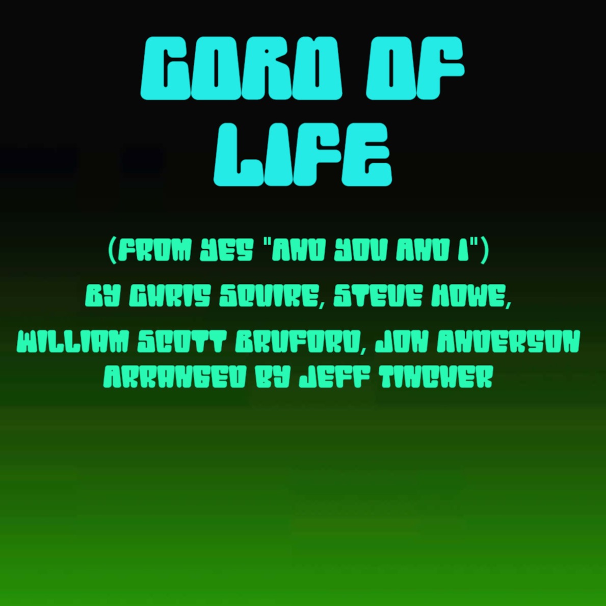 Cover Art for "Cord Of Life (arr. Jeff Tincher)" by Chris Squire