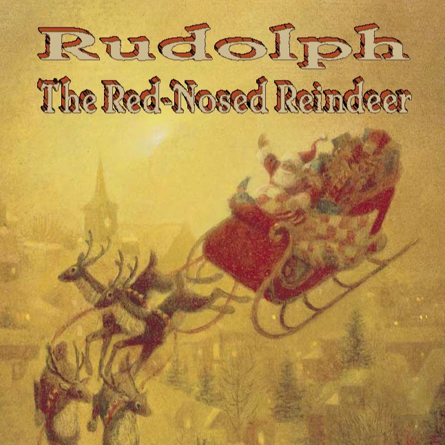 Cover Art for "Rudolph The Red-nosed Reindeer (arr. Elizabeth C. Axford)" by John Denver