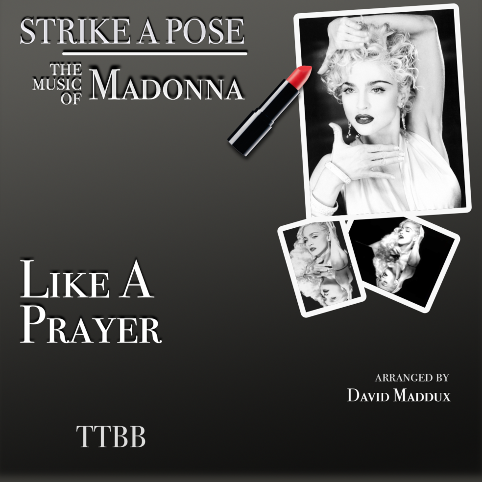 Couverture pour "Like A Prayer (arr. David Maddux)" par Madonna