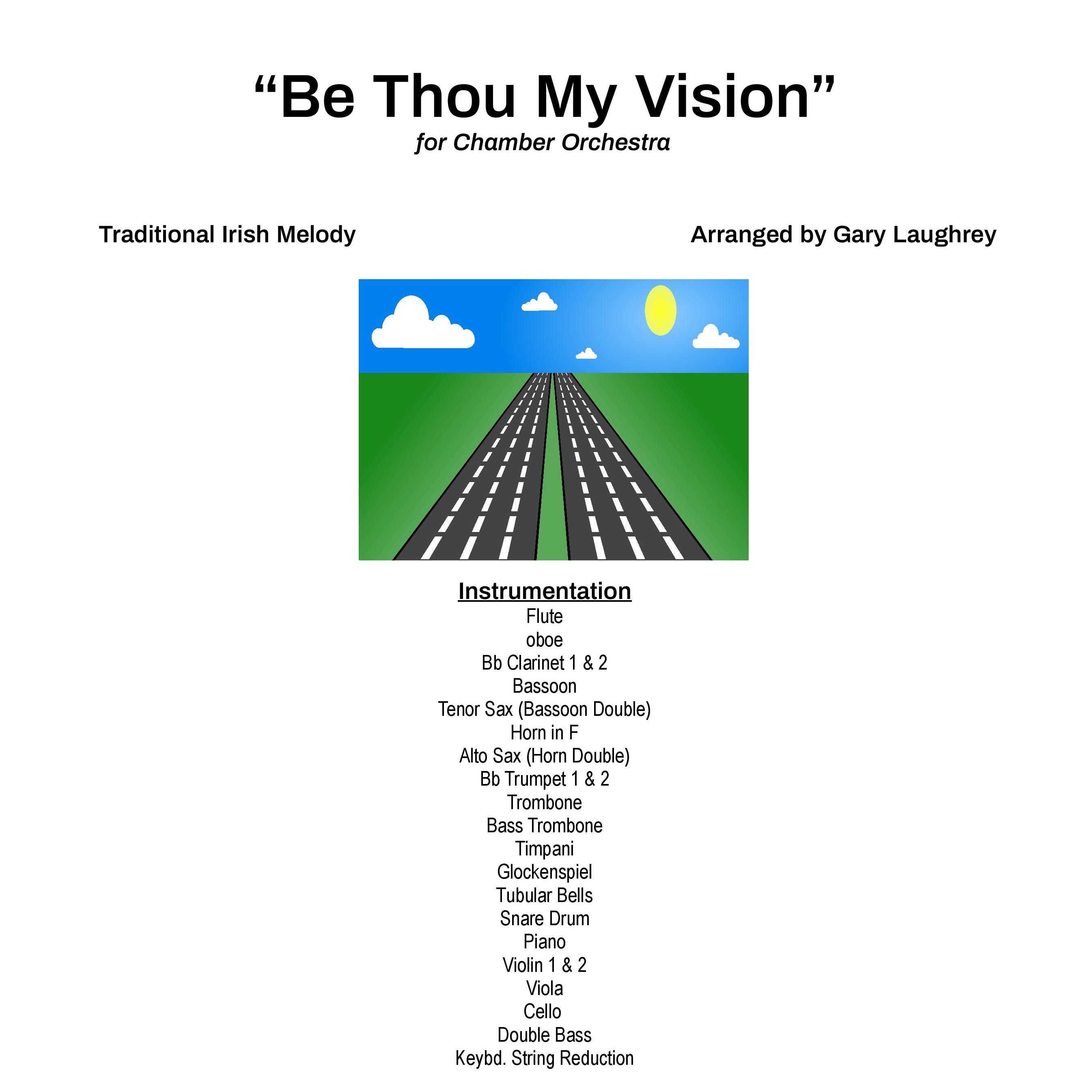 Carátula para "Be Thou My Vision (arr. Gary Laughrey)" por Irish Folk Melody