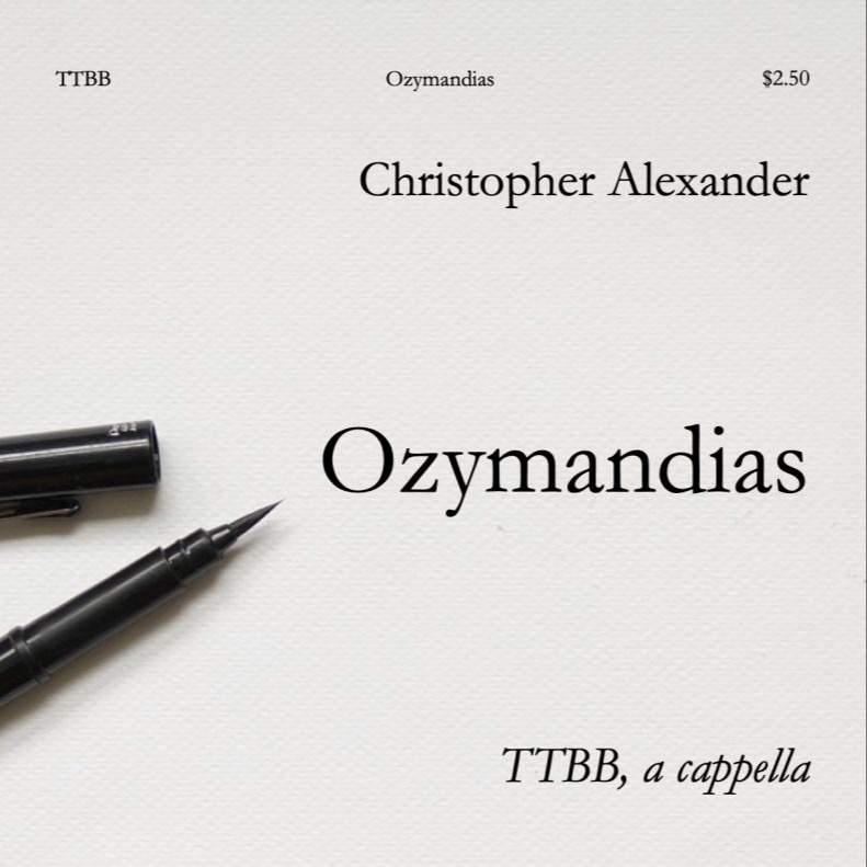 Cover Art for "Ozymandias" by Christopher Alexander