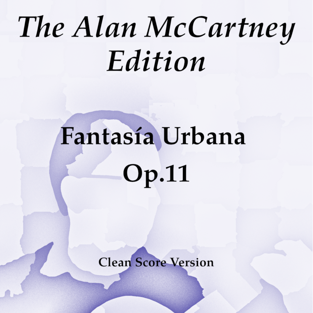 Carátula para "Fantasía Urbana Op.11" por Alan McCartney