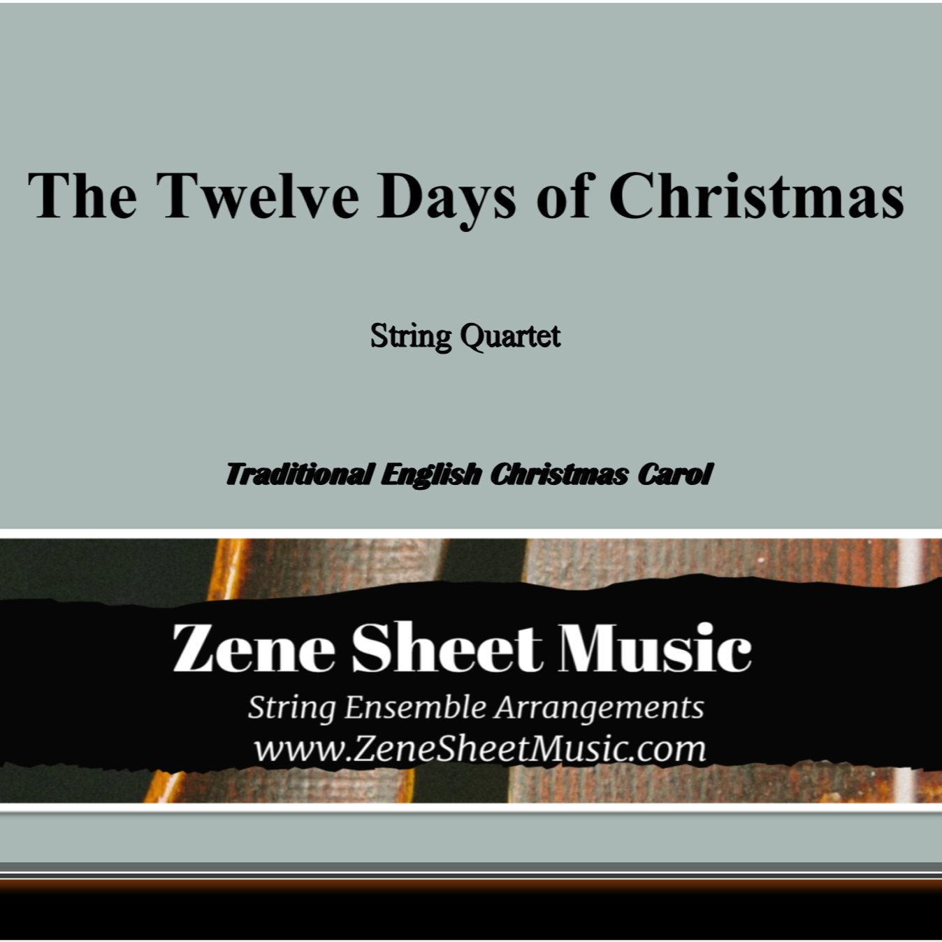 Couverture pour "The Twelve Days of Christmas (arr. Eve C. Mailly - Zene Strings)" par Eve C. Mailly