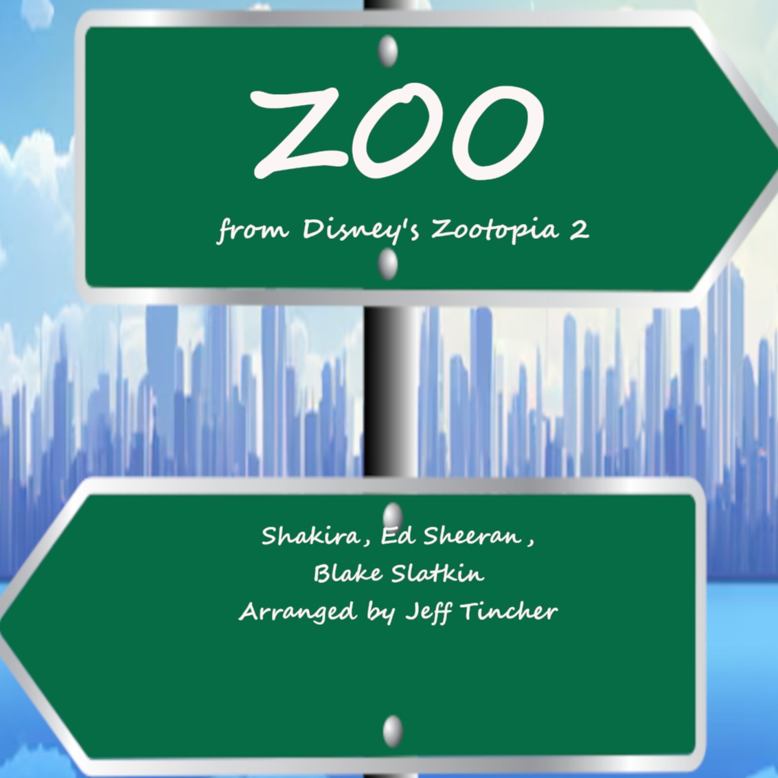 Abdeckung für "Zoo (arr. Jeff Tincher)" von Shakira