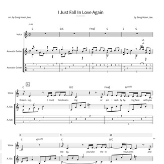 Cover Art for "I Just Fall In Love Again (arr. Sang-Hoon, Lee.)" by Anne Murray