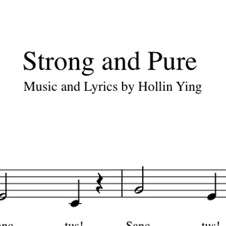 Cover Art for "Strong and Pure" by Hollin Ying