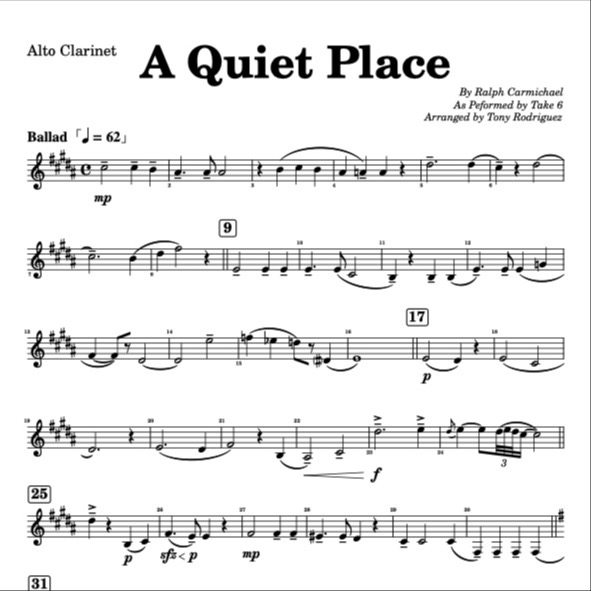 Abdeckung für "A Quiet Place (arr. Tony Rodriguez)" von Take 6