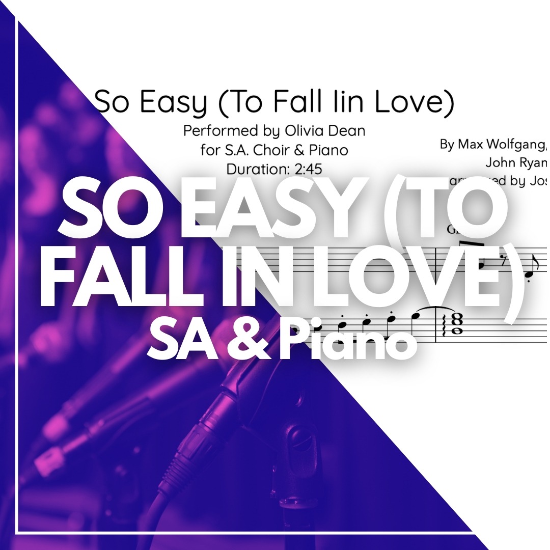 Carátula para "So Easy (To Fall In Love) (arr. Joseph Hollings)" por Olivia Dean