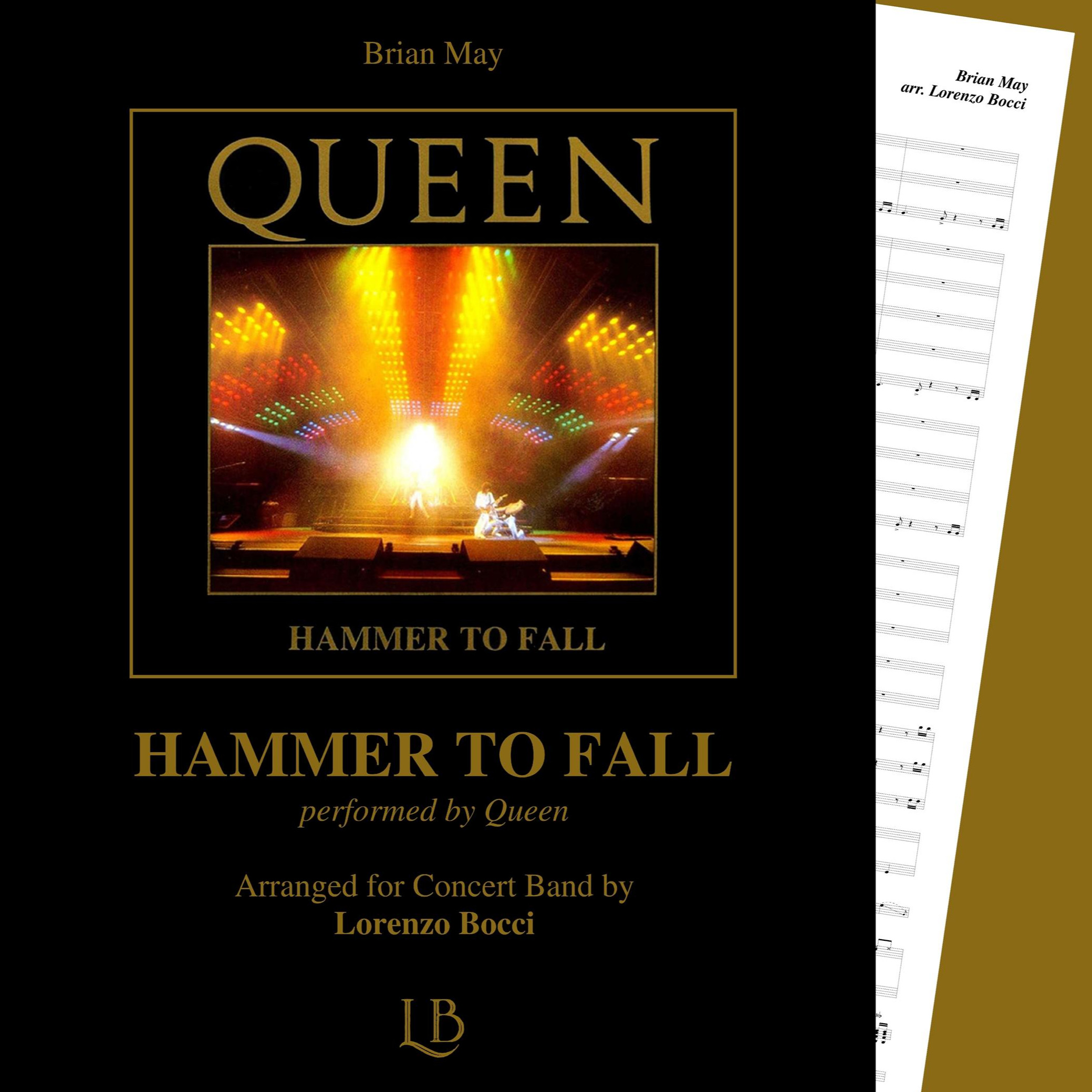 Couverture pour "Hammer To Fall (arr. Lorenzo Bocci)" par Queen