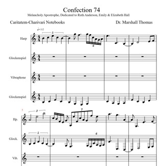 Carátula para "Confection 74" por Celebrity Chamber Players